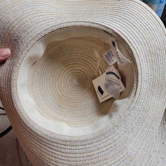 NWT women adjustable embellished Cappelli sunhat perfect for the b - Picture 8 of 9